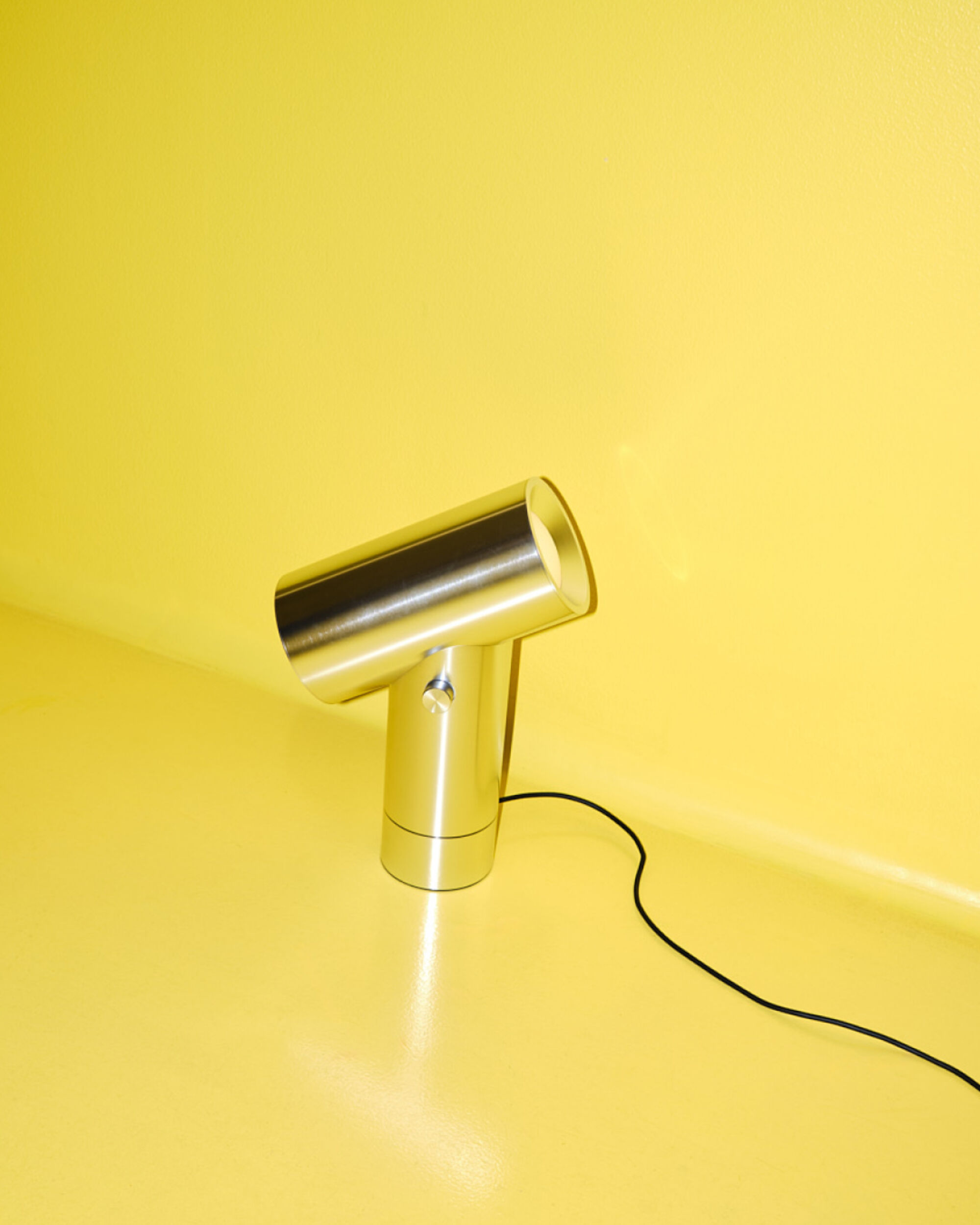Muuto beam table lamp yellow background