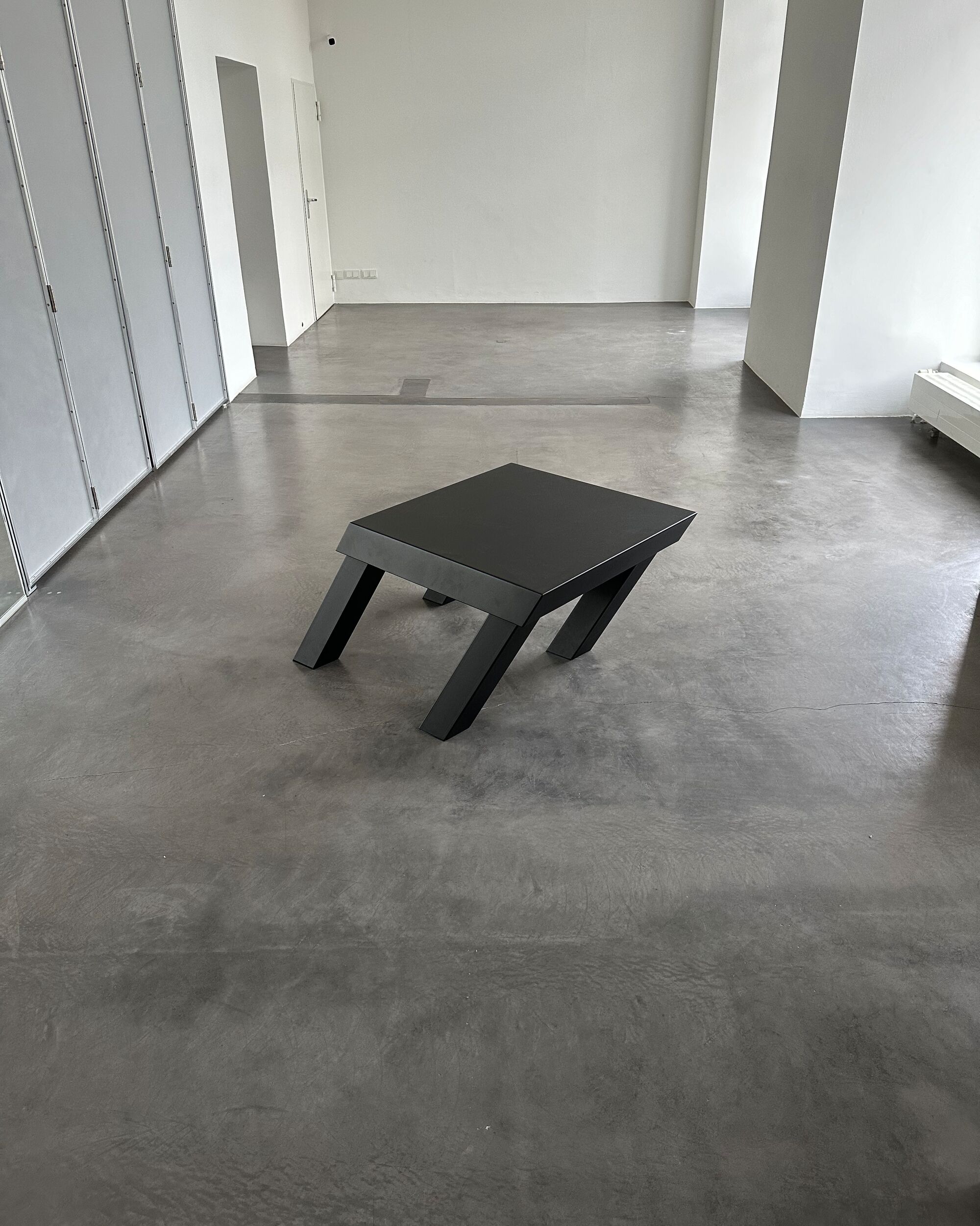 Sucuk und bratwurst black sculptural table gallery