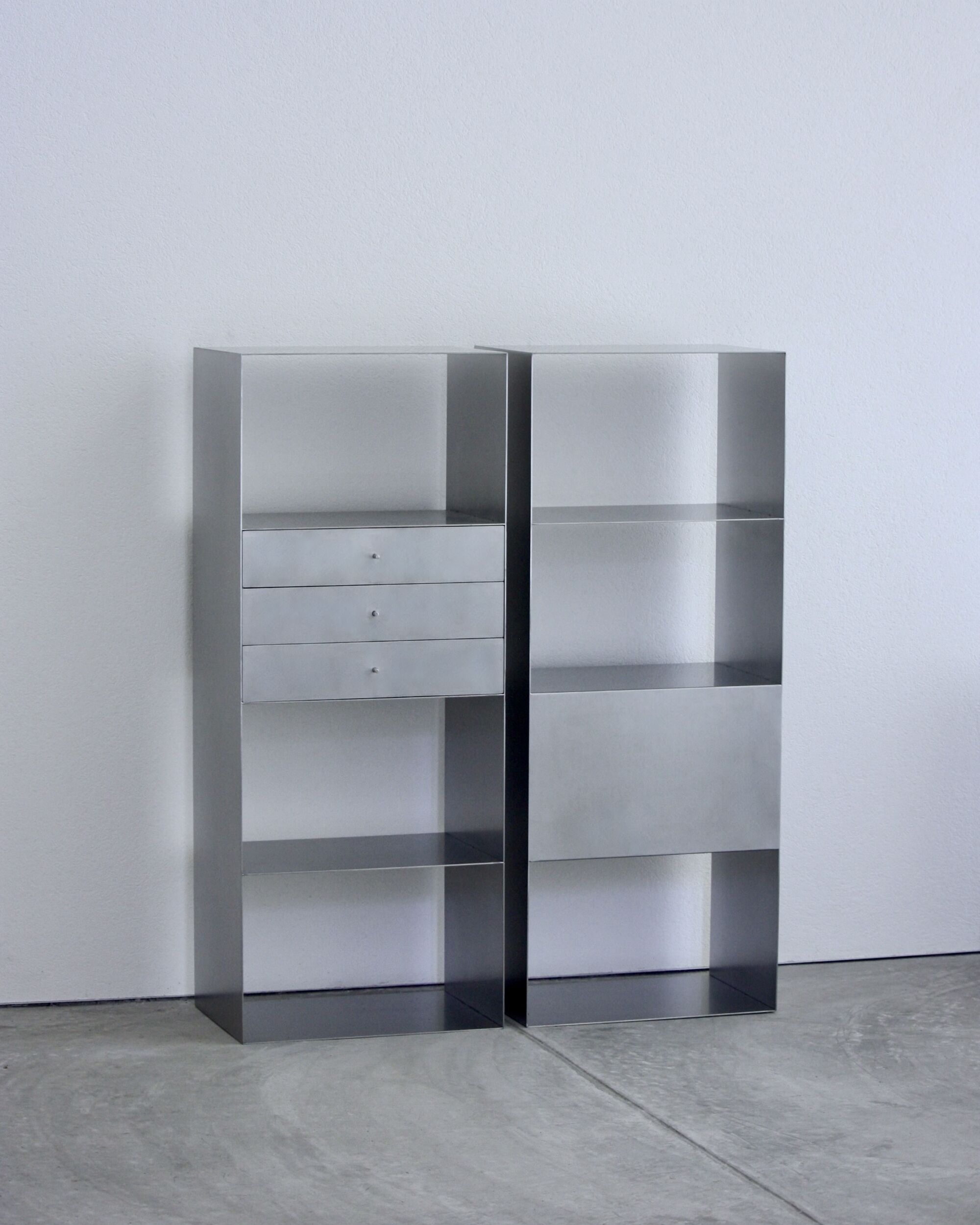 Fate industries stainless steel shelf units