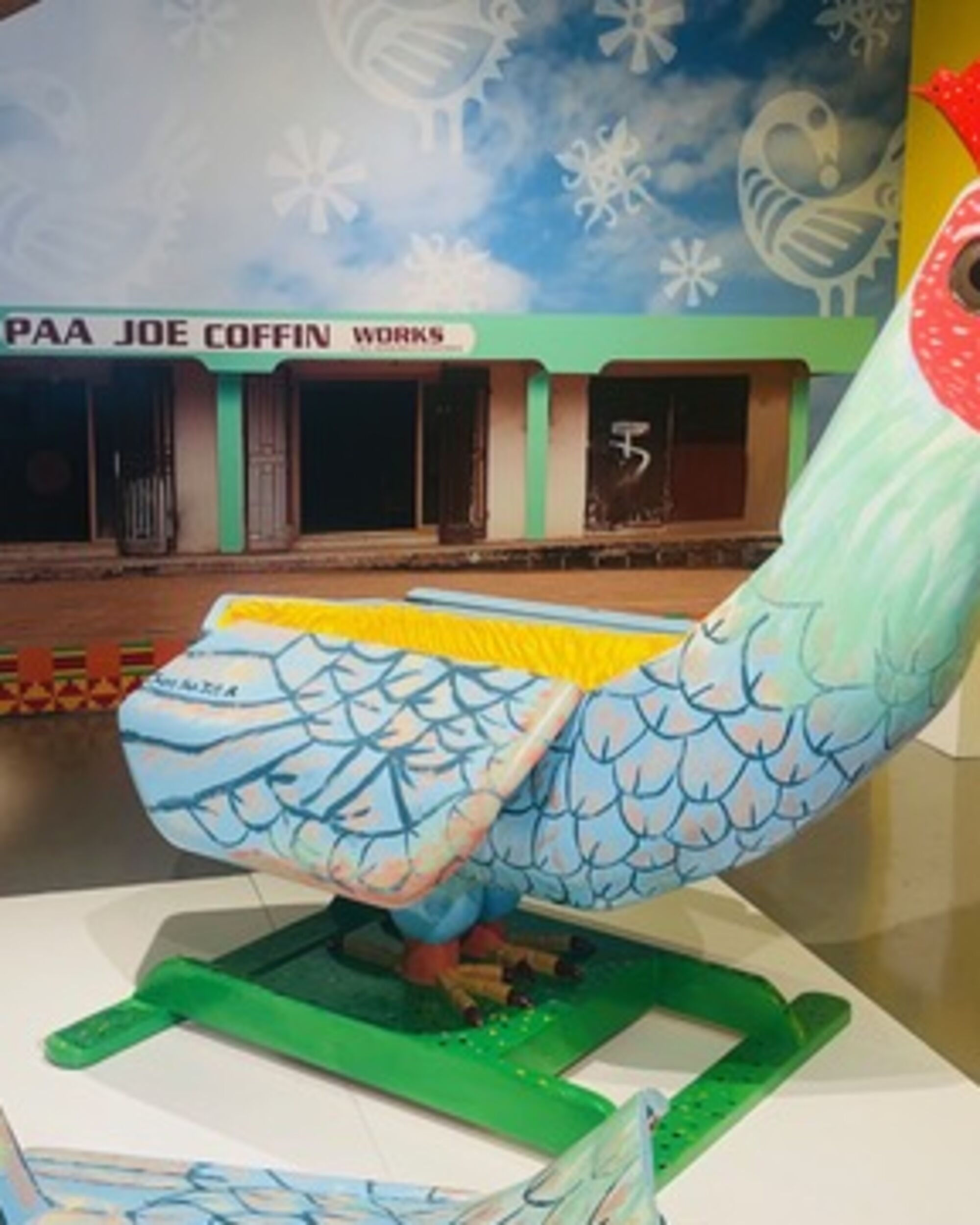 Paa joe bird coffin sculpture workshop