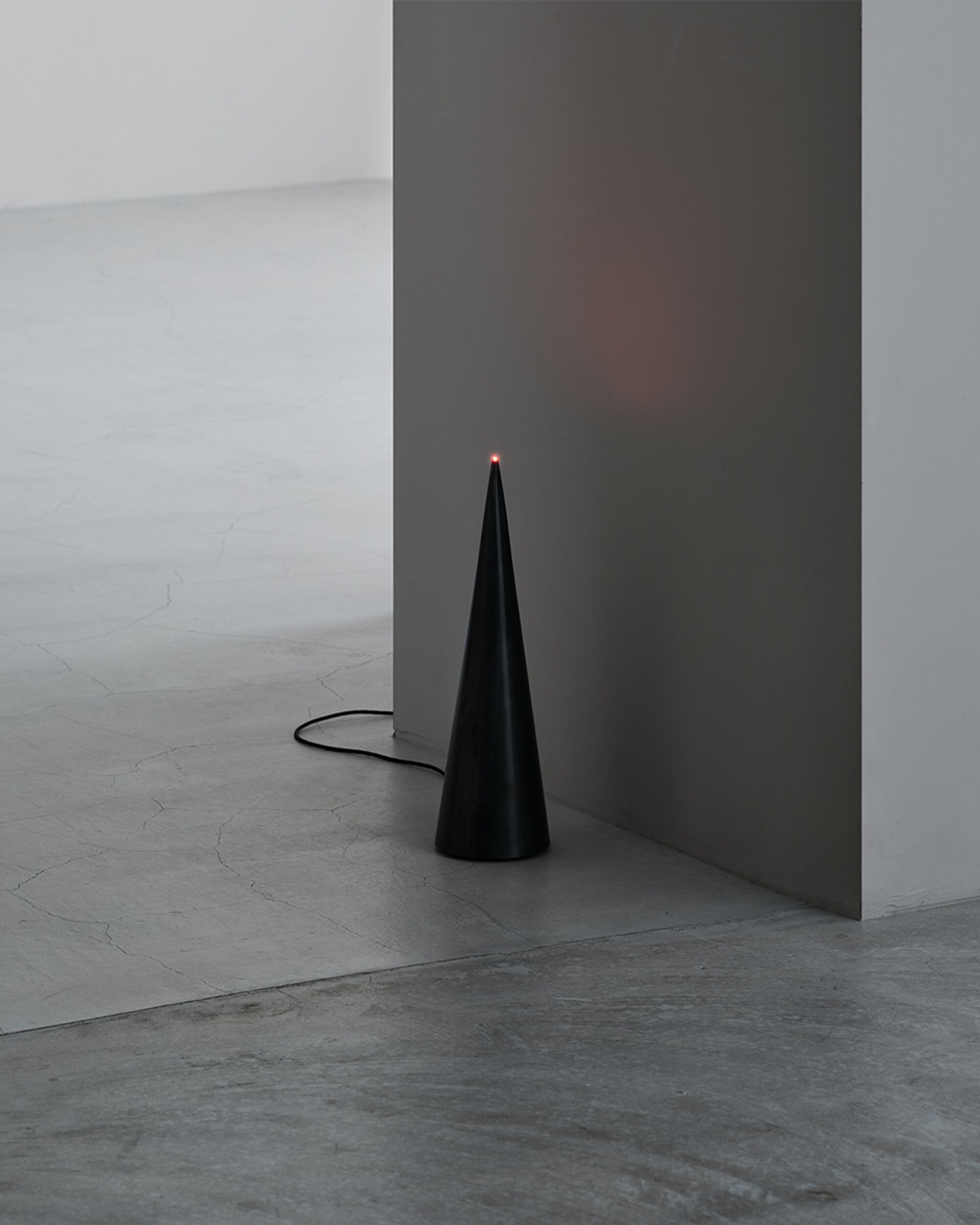 Nao iwamatsu black cone floor lamp